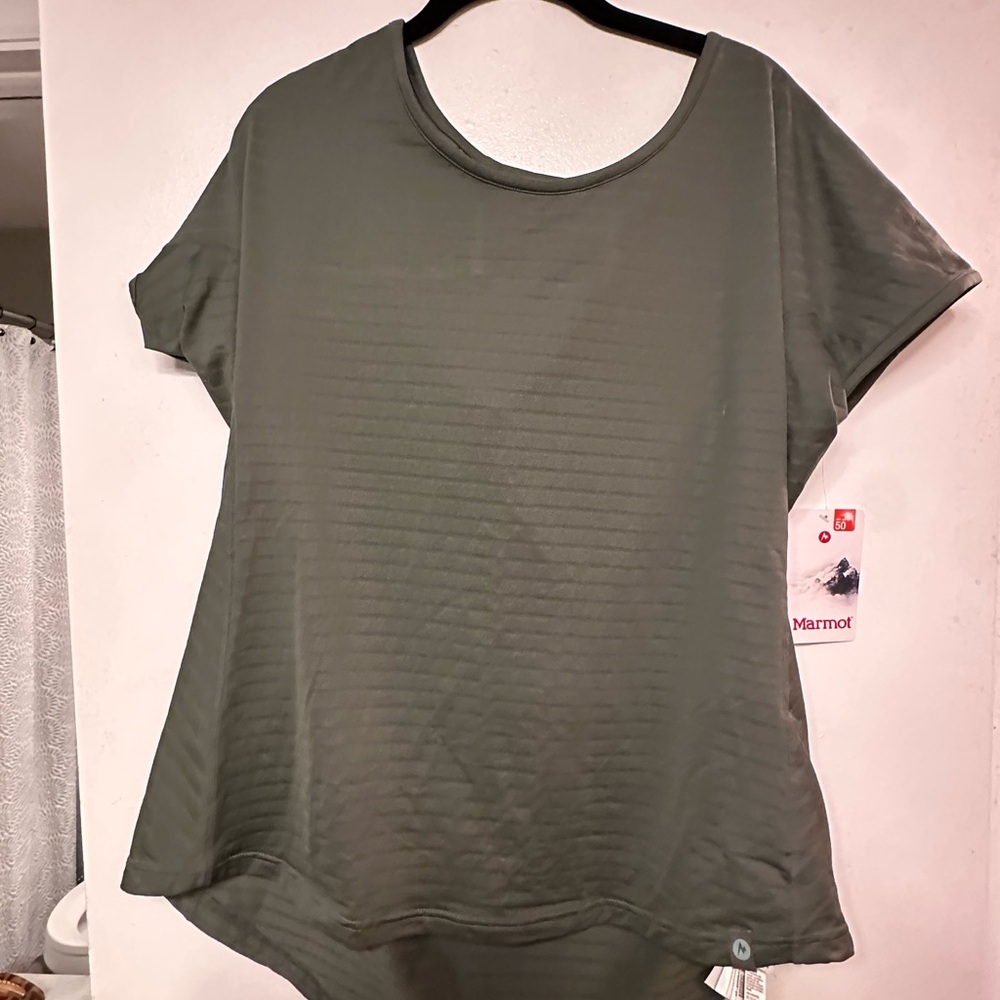 Marmot Short Sleeve Olive Tee